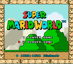 Super Mario World - Multiplayer Title Screen